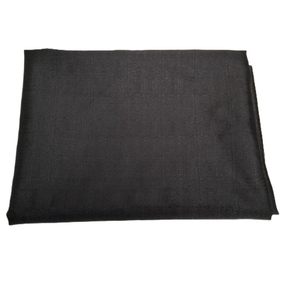 Ellery Homestyles Black Blackout Curtain Panel 42x54 Cream Liner Rod Pocket